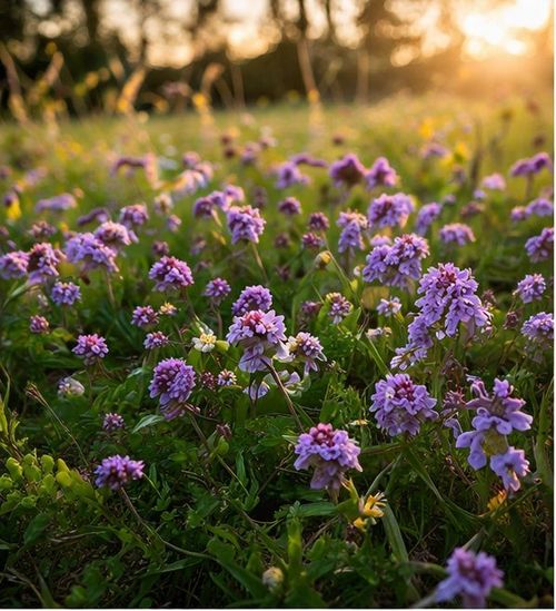 Wild thyme in bloom